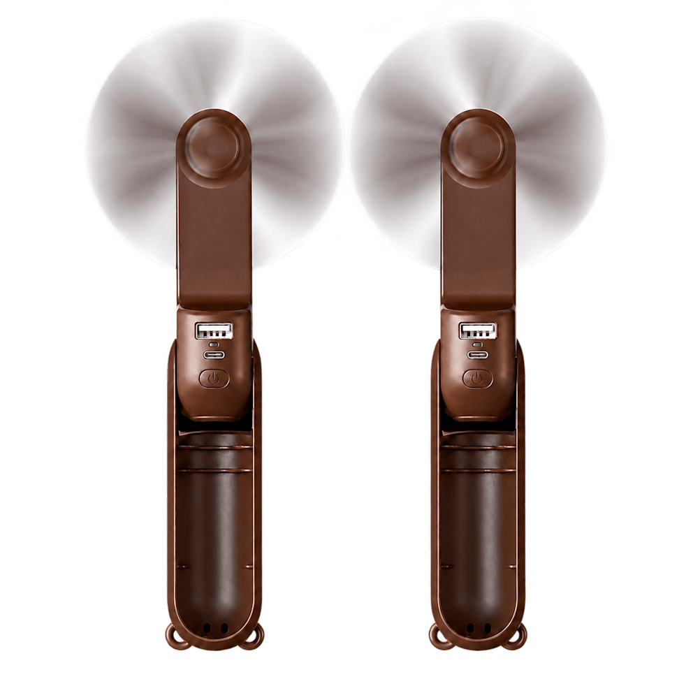 Lightweight Construction Makes Each Fan Easy to Carry On the Go