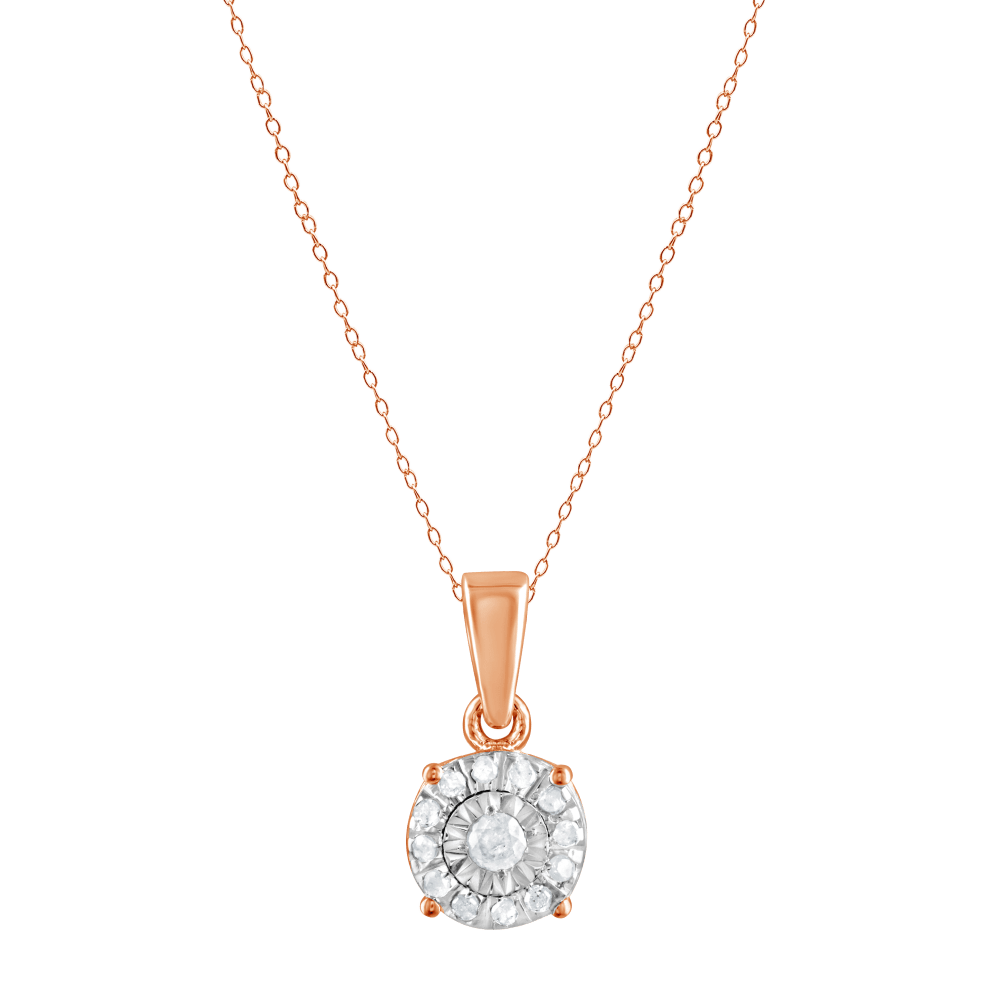 Sterling Silver with Rose Plating