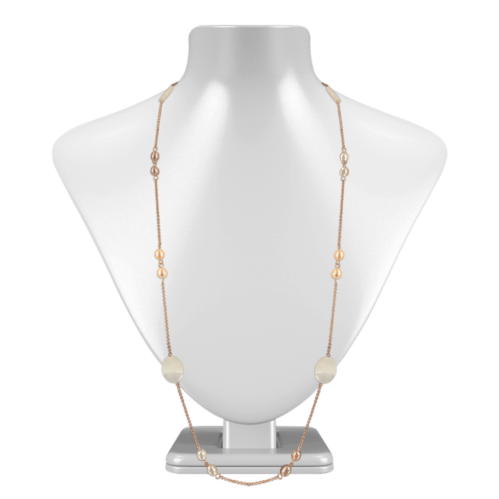 18K Rose Gold Filled Pastel Pearl