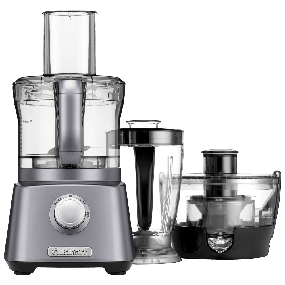 The large 8-cup bowl allows for ample space to prepare family-sized meals & large batches