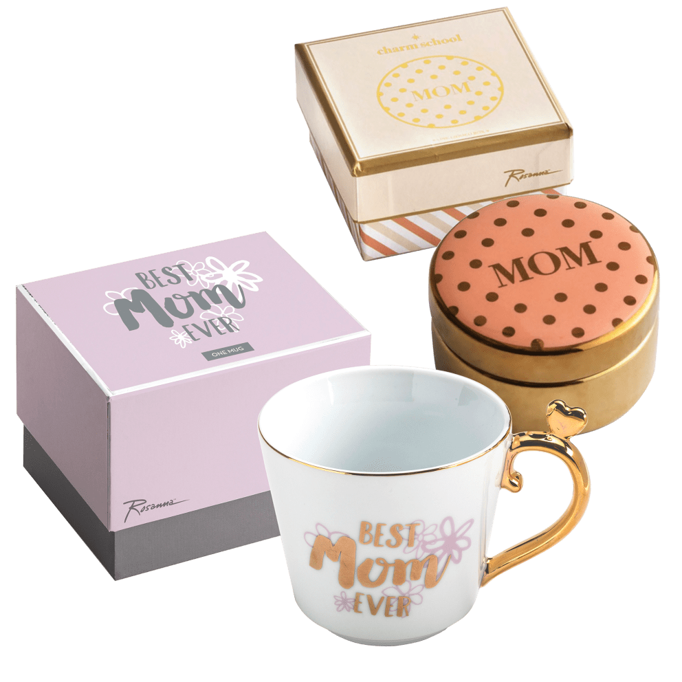 Best Mom Ever Mug + Mom Trinket Box