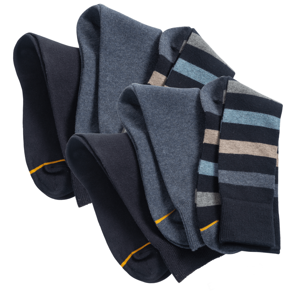 Includes 6 Pairs (or two 3-Packs)