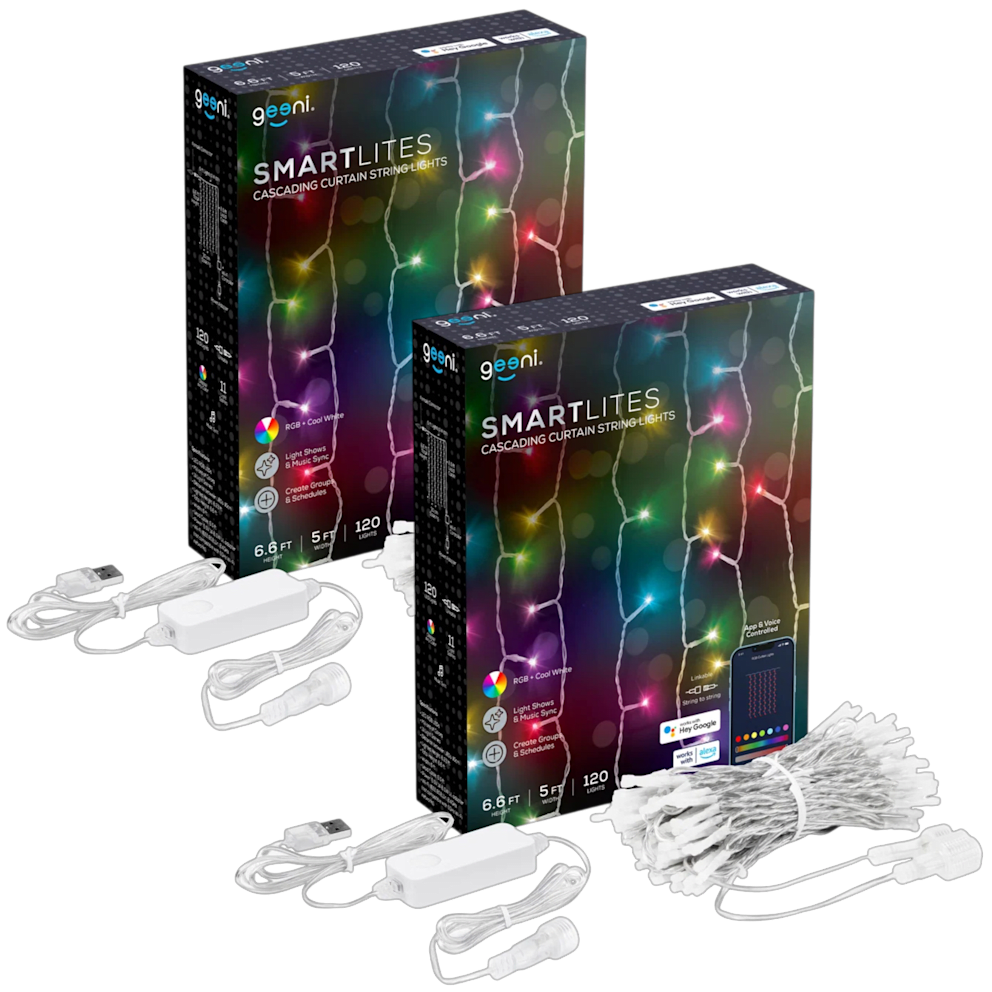 Cascading Curtain String Lights (120 Lights)
