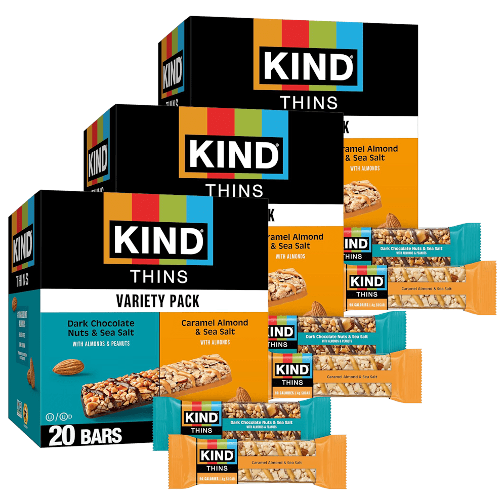 60-Pack: Variety Pack Thins Bars