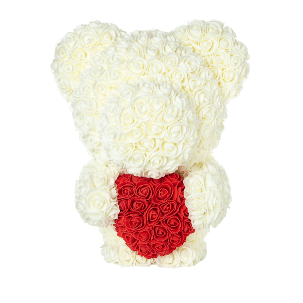 White w/ Red Heart