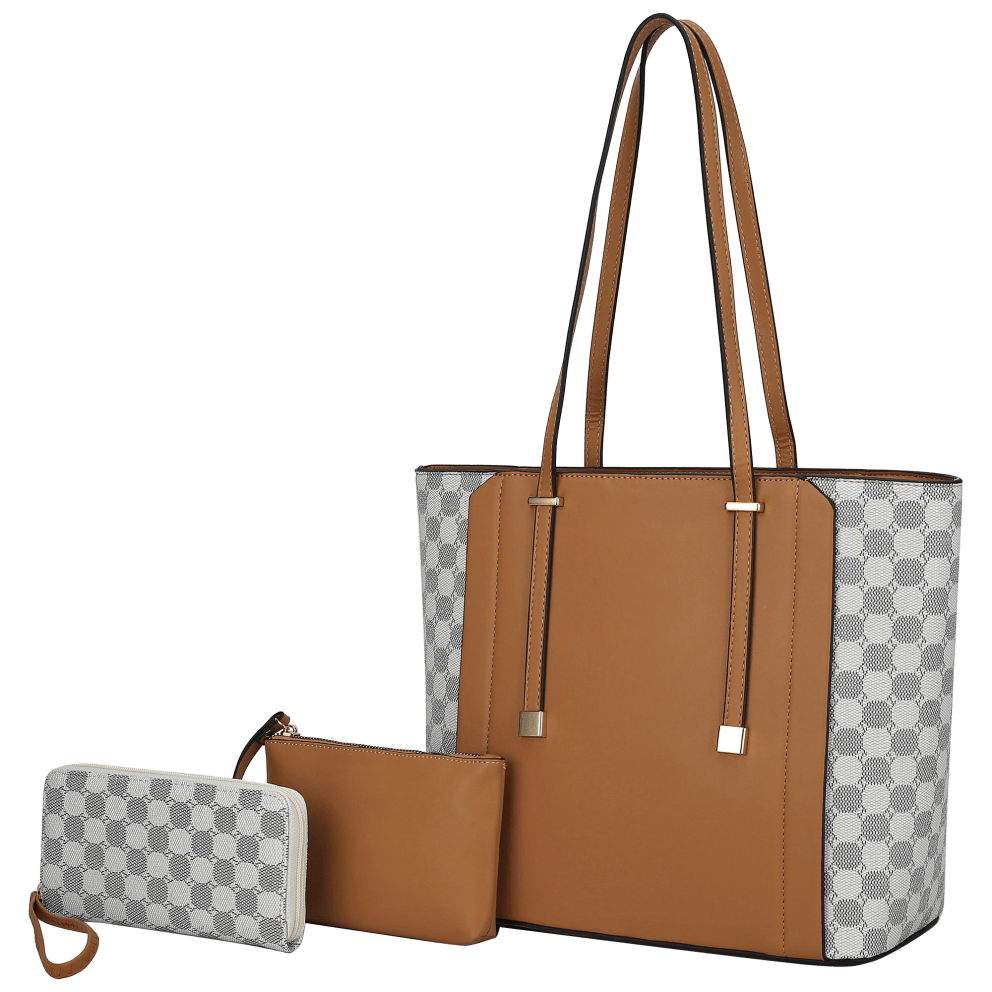Tan/White