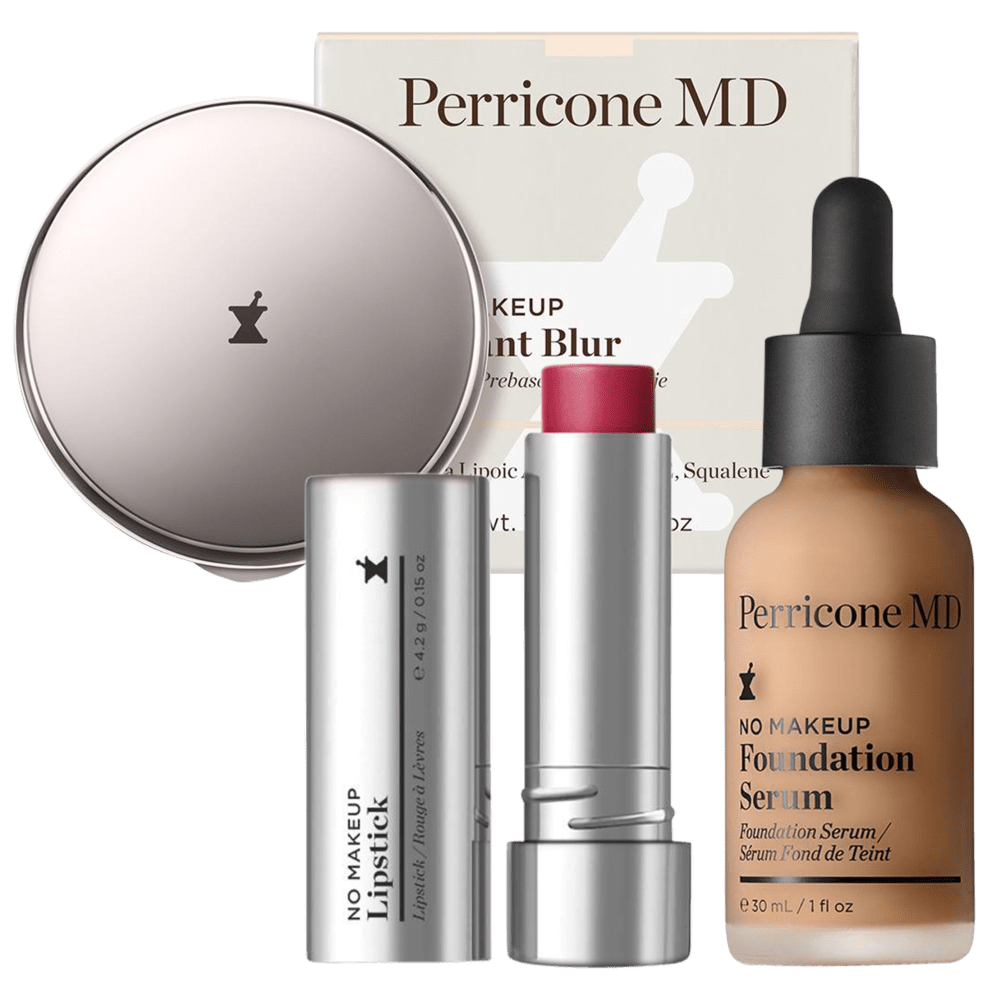 Beige Serum & Berry Lipstick