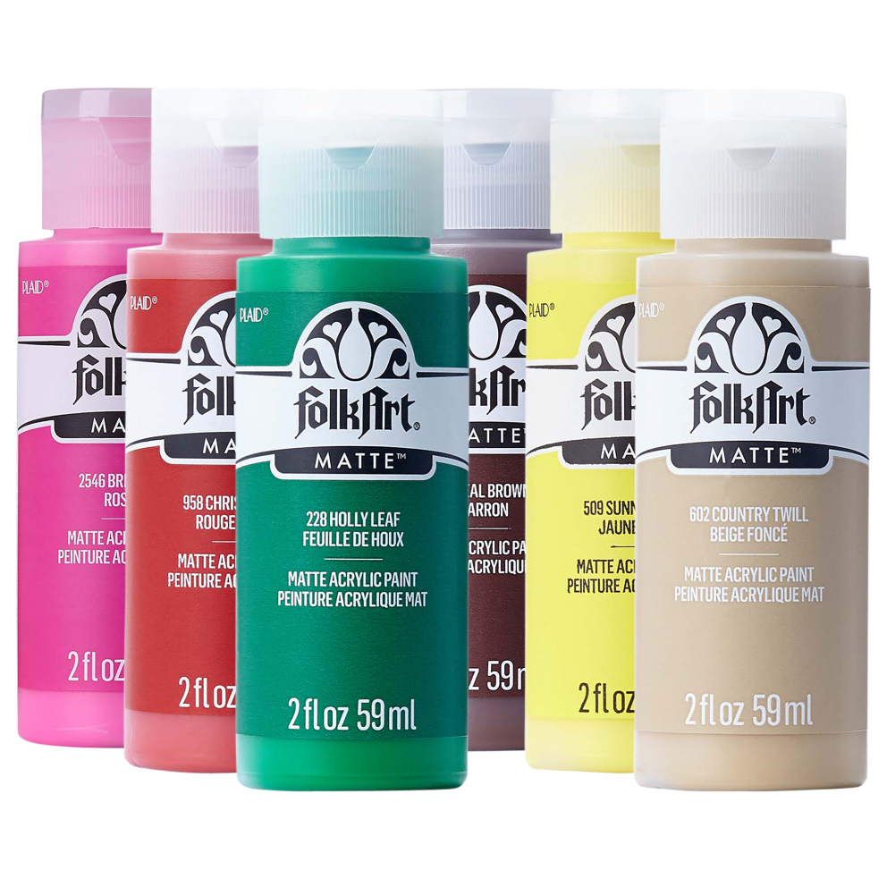 FolkArt paints in Matte Finish Set 2