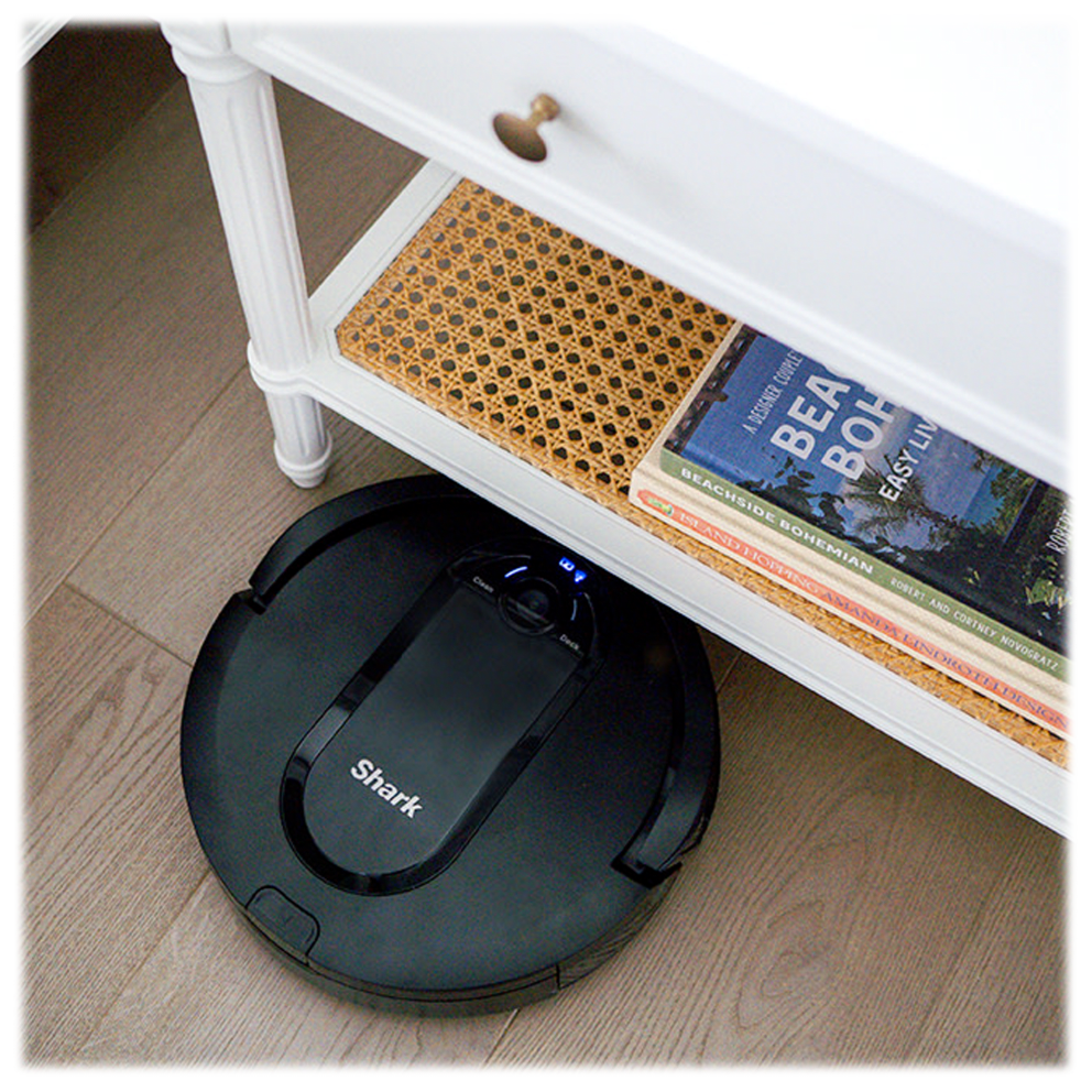 With its 3.5-inch-low profile, this robot can easily clean hard-to-reach areas.