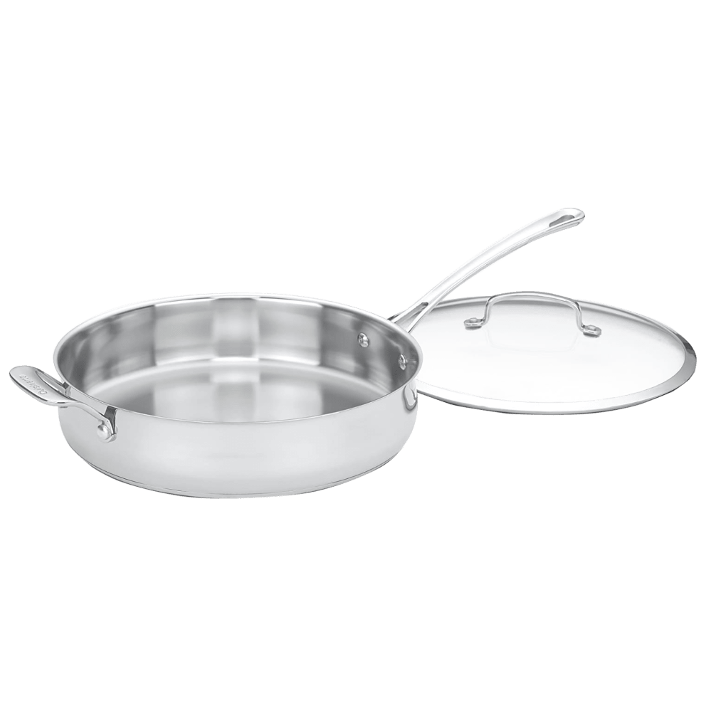 Constructed out of stainless steel and aluminum, this pan is sure to be a staple in your kitchen