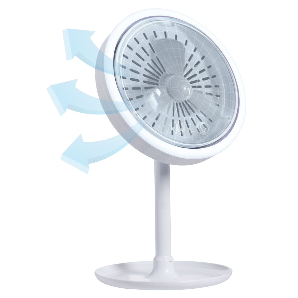 Built-in fan with 3 speeds