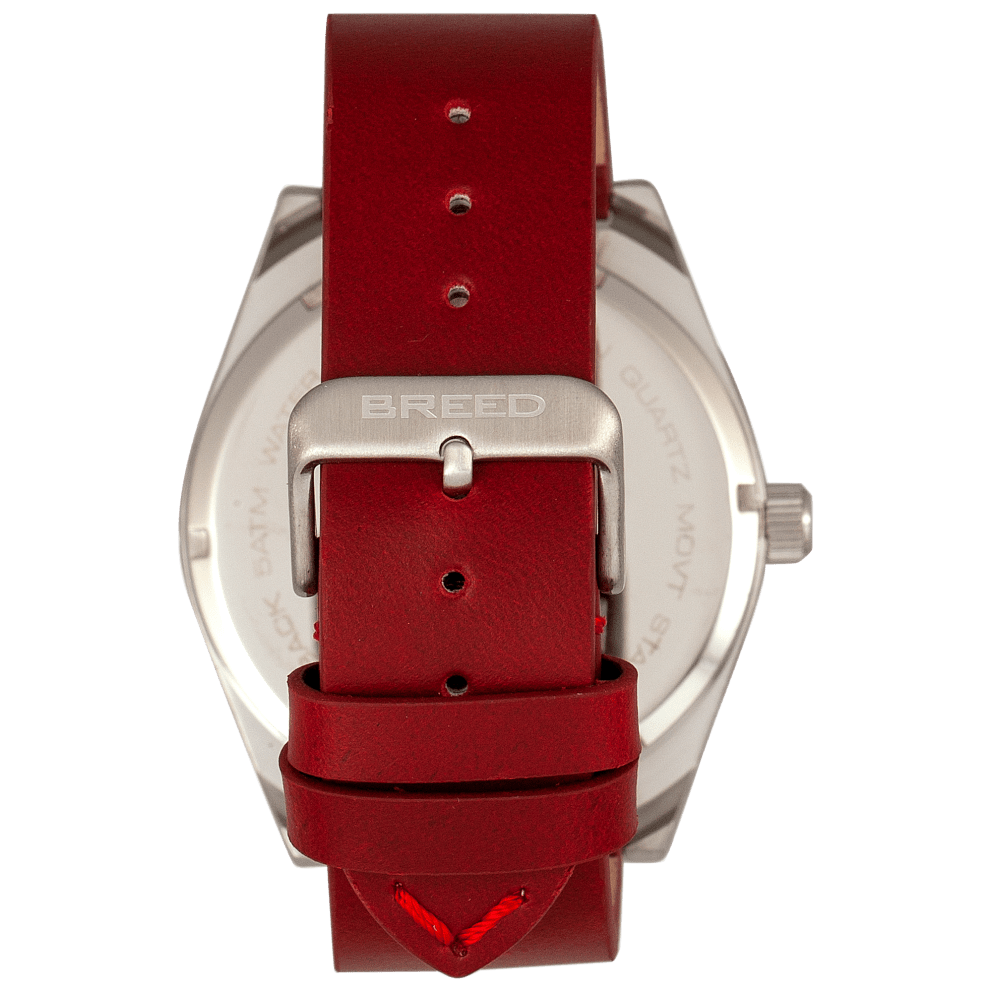 Silver/Red