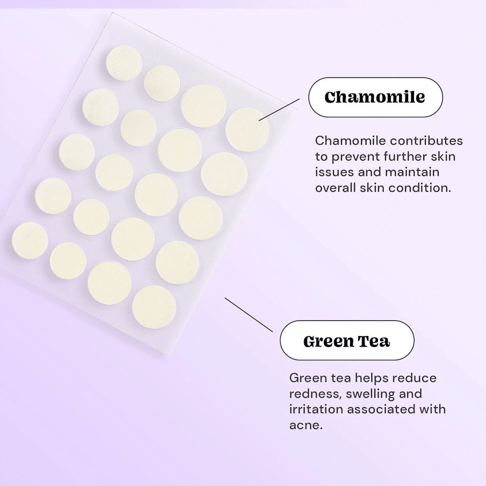 Chamomile & Green Tea Help Calm Redness & Irritation