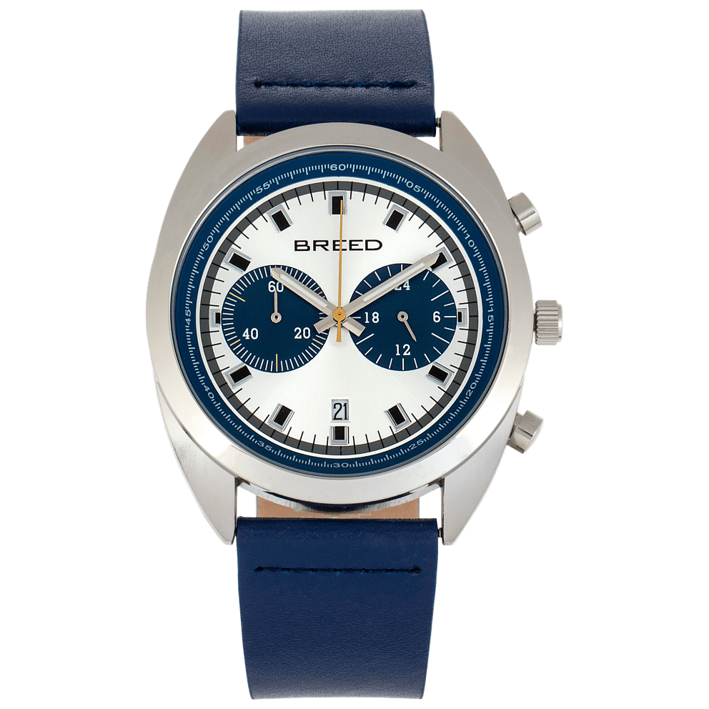 Silver/Blue
