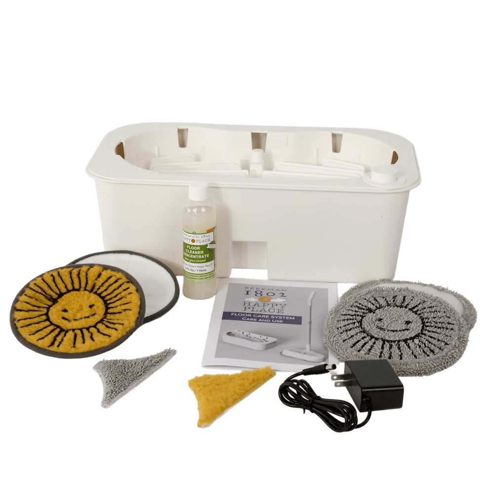 Complete System With Pads, Cleaner and Charging Adapter