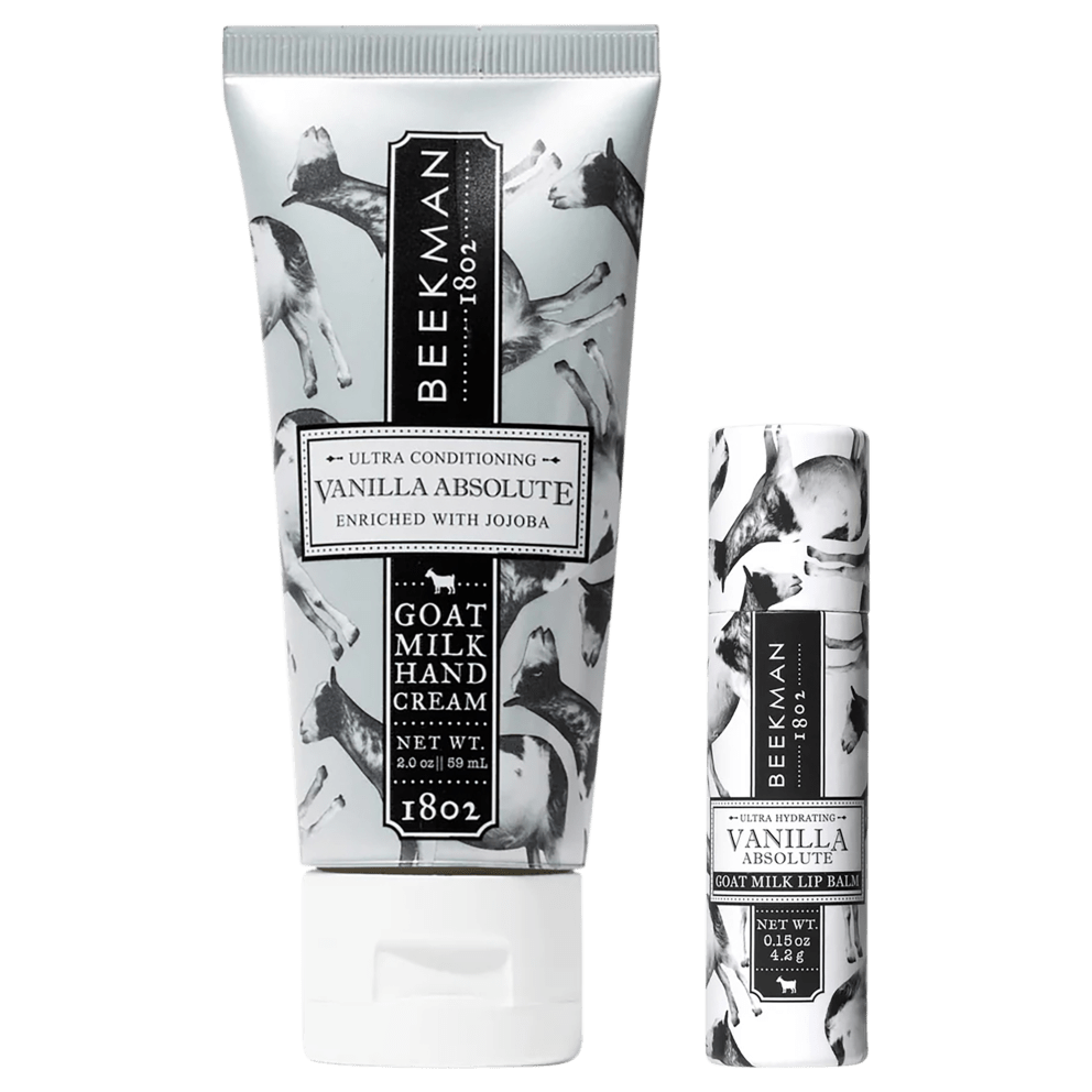 Beekman 1802 Hand Cream & Lip Balm Set
