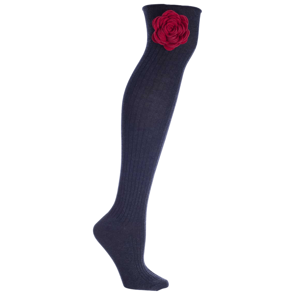 Grey/Burgundy Rose