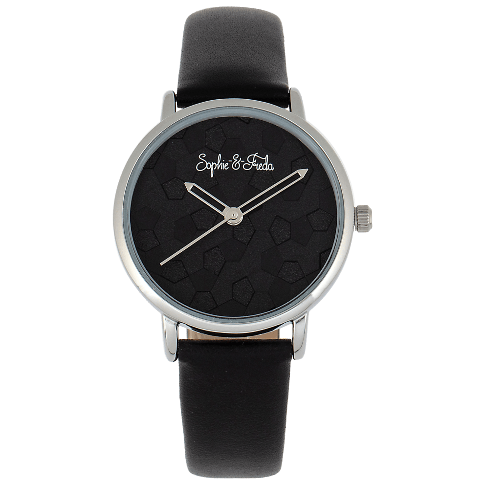 Sliver/Black with Leather Band