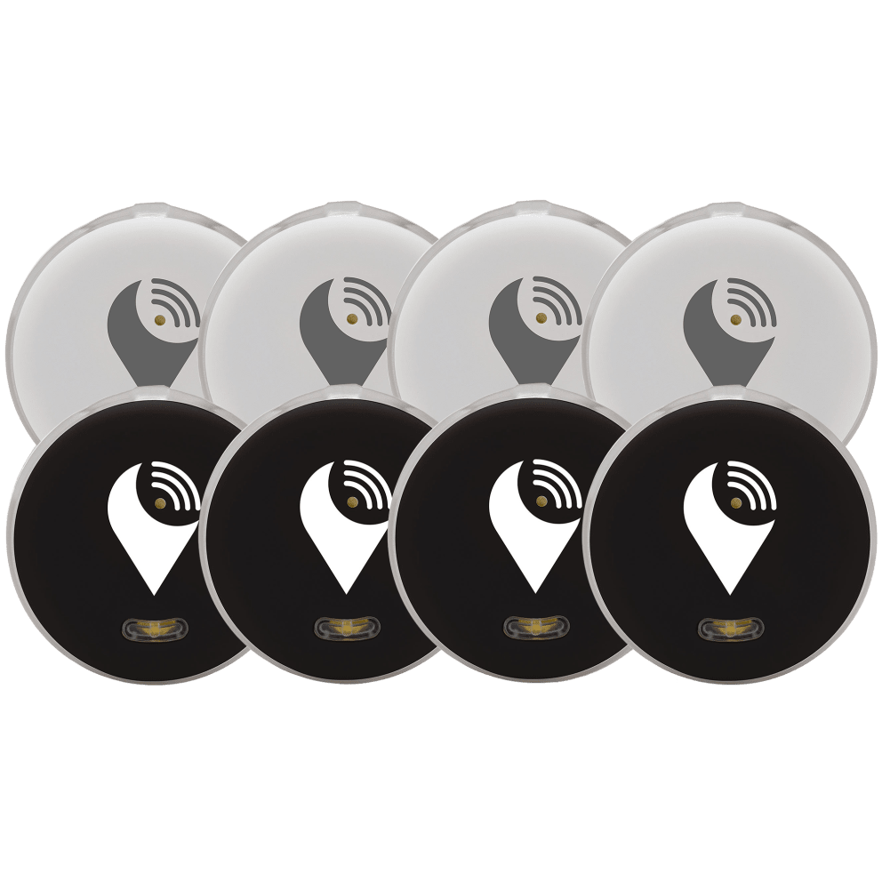 Color Option: 4 x Black | 4 x White