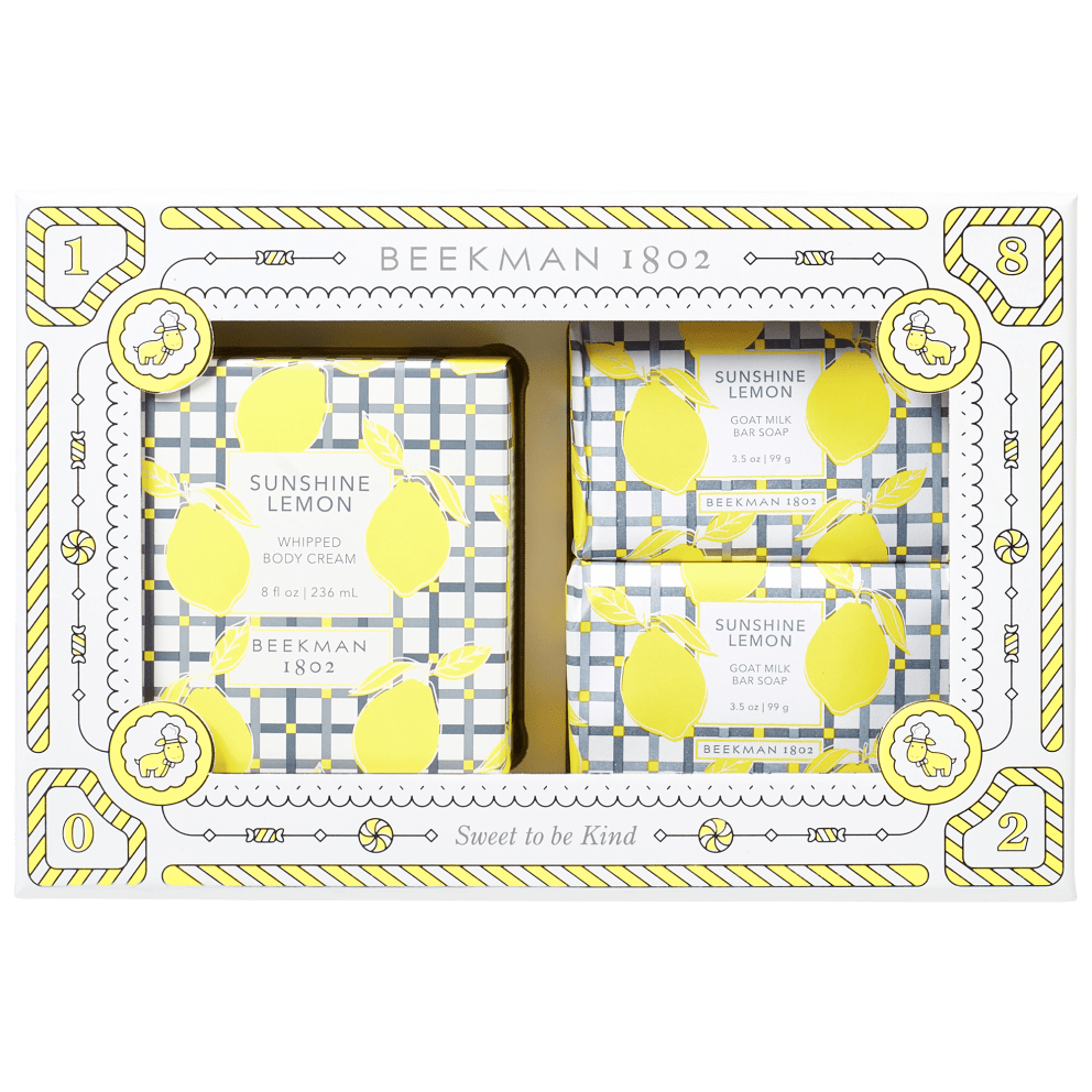 Beekman 1802 3-Piece Soap & Body Cream Set