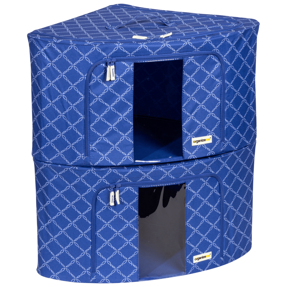 Navy Trellis