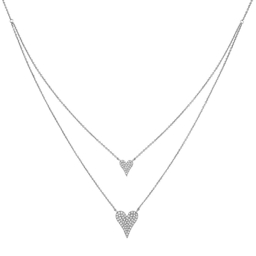 Heart - White Gold