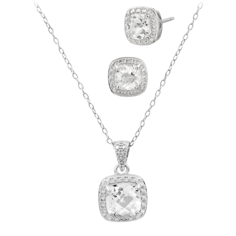 Silver White Topaz