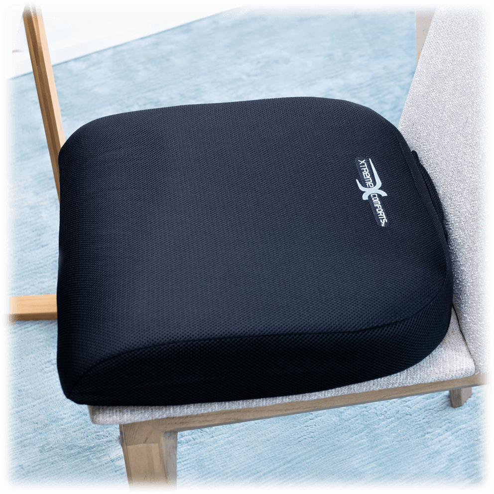 Promotes proper posture & alleviates pressure on the tailbone & lower back