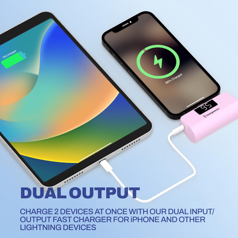 Dual Output Lets You Charge Two Compatible Devices at the Same Time