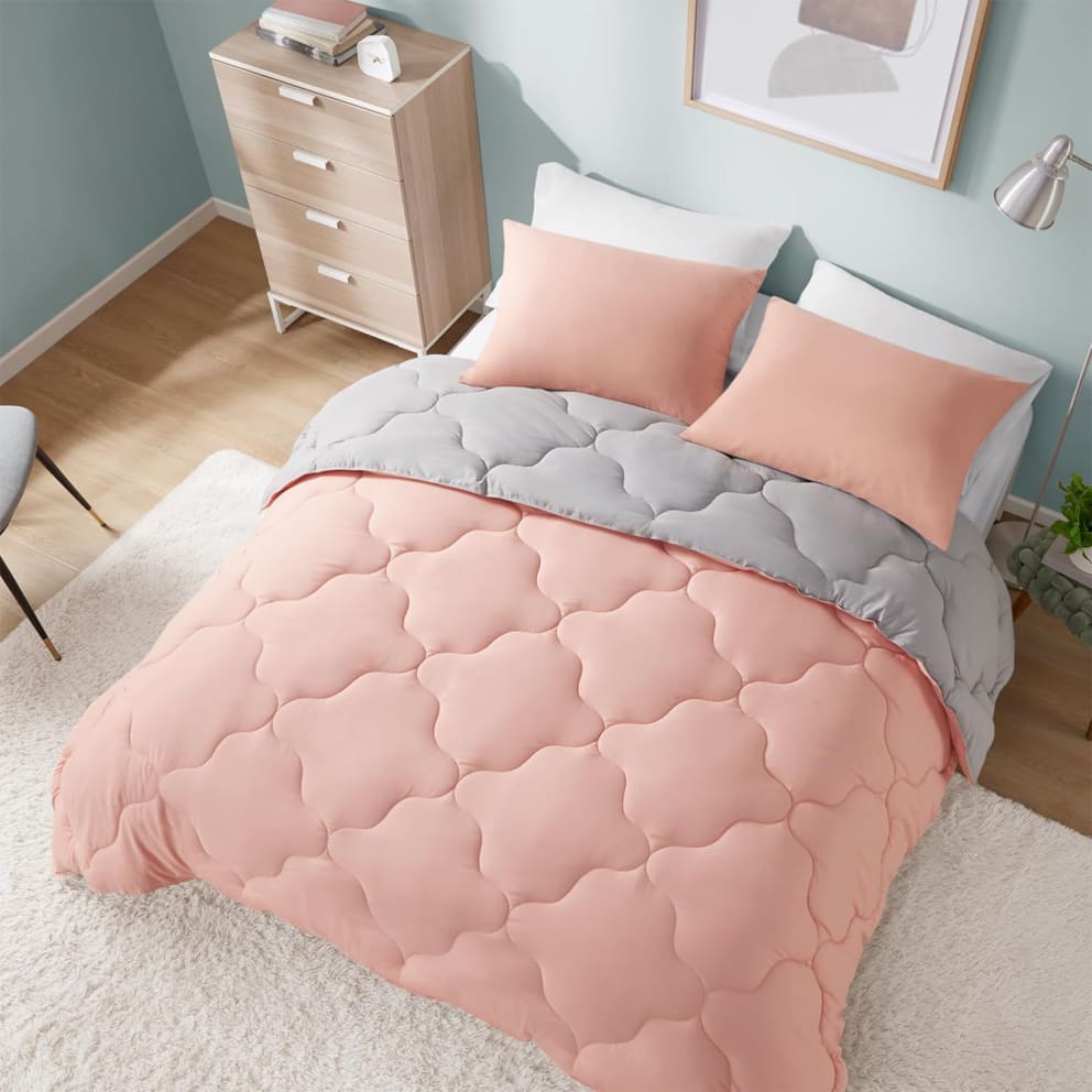 Coral/Light Grey