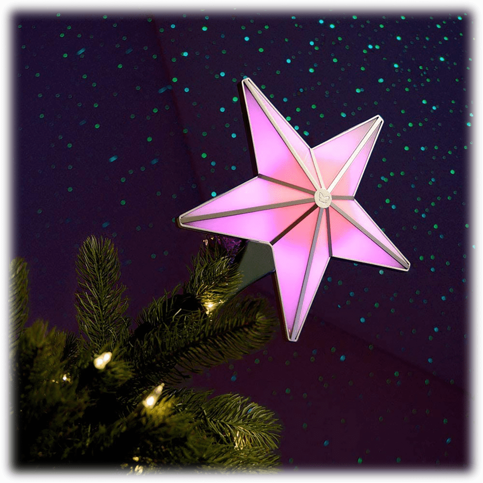 Gold Trim / Green Stars
