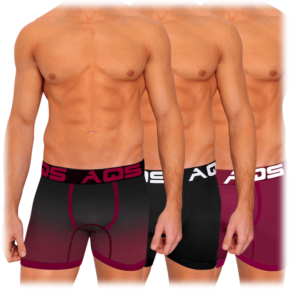 Black/Burgundy Ombre