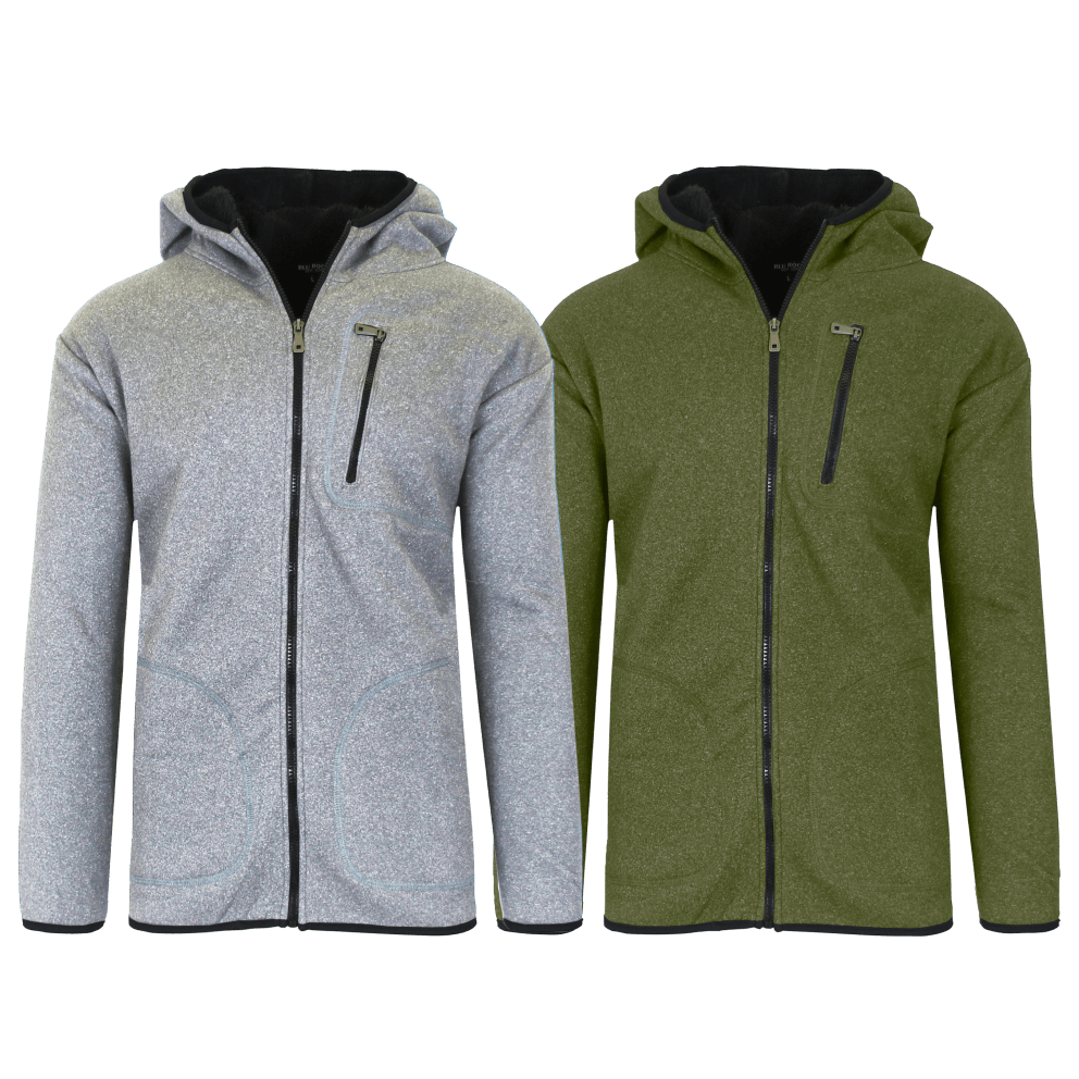 Heather Grey & Olive