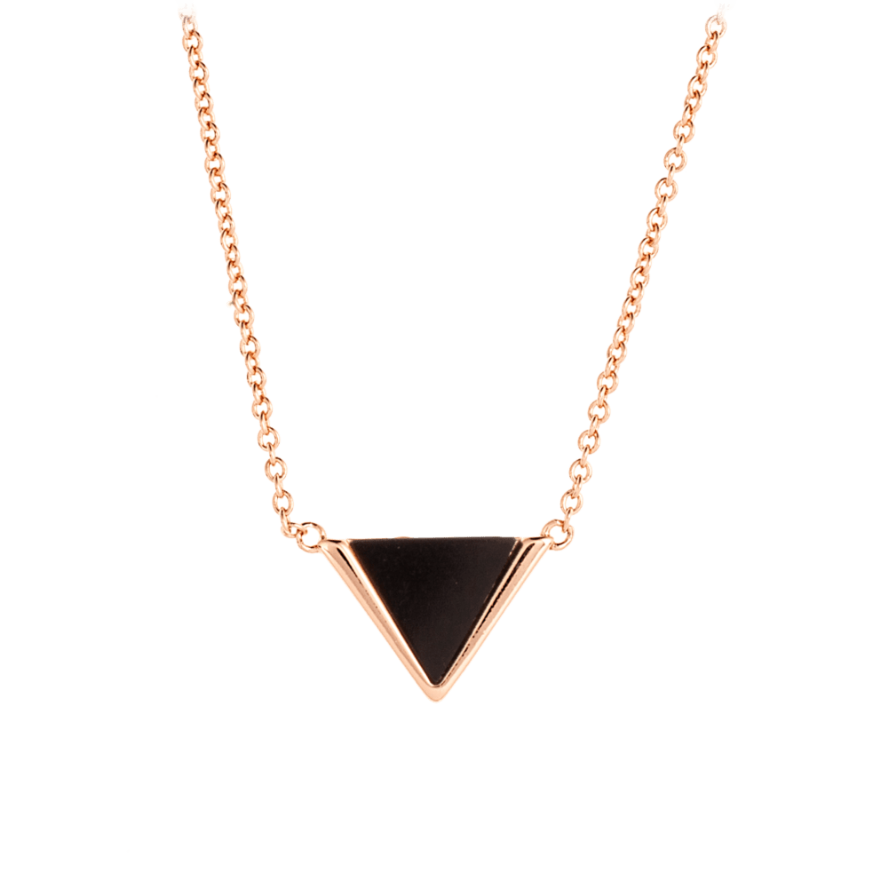 Rose Gold with Black Onyx