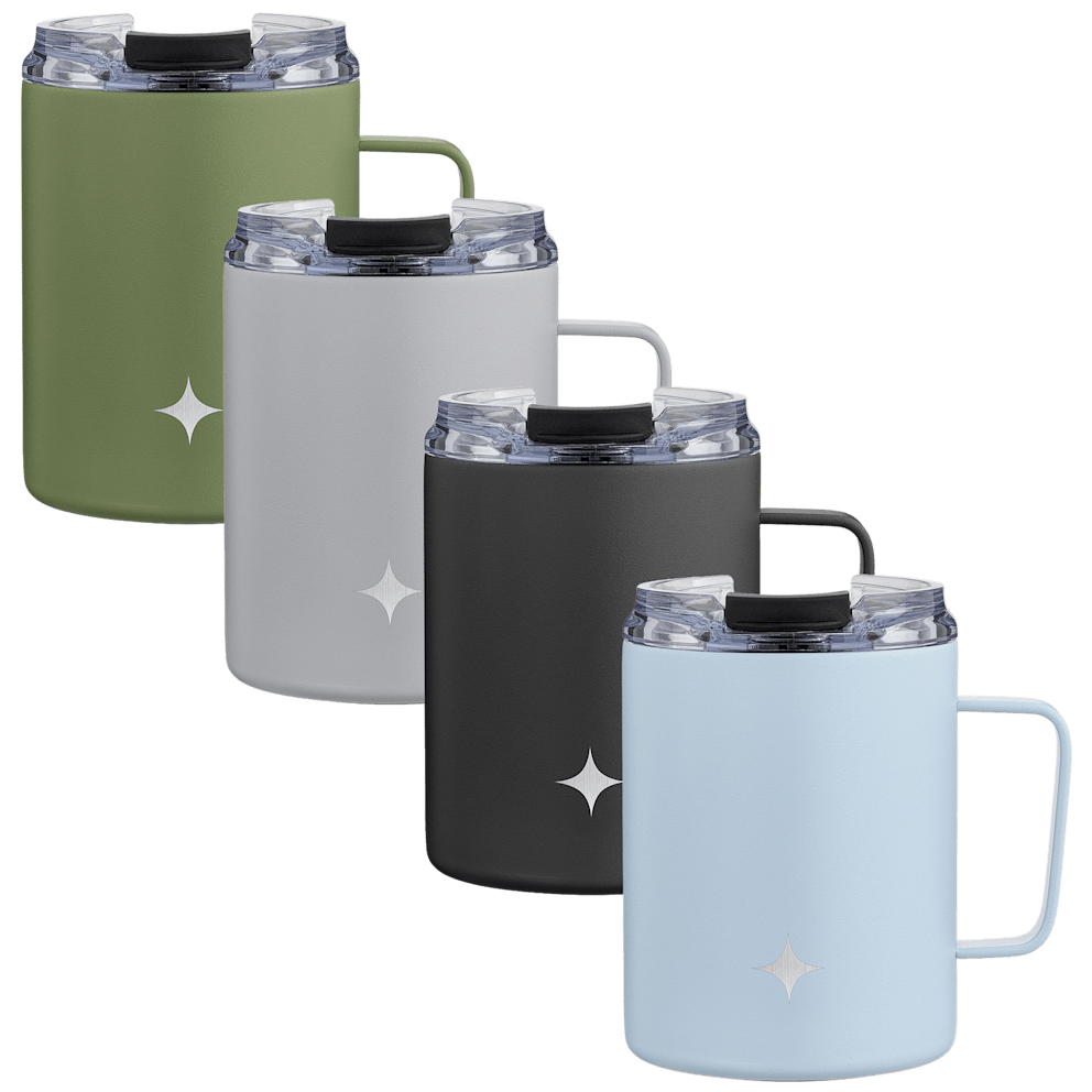 Forest Green + Dove Grey + Matte Black + Cloud Blue