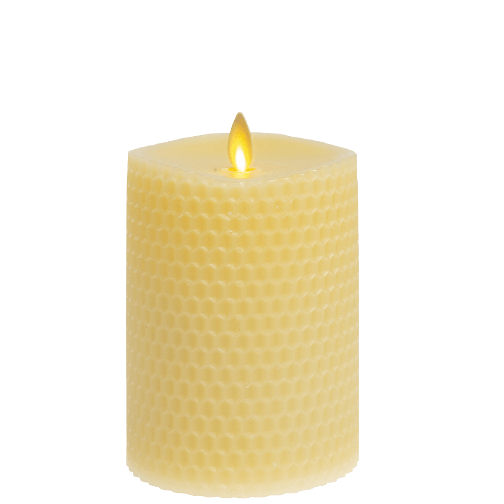 Embossed Beeswax (Unscented) - 5"