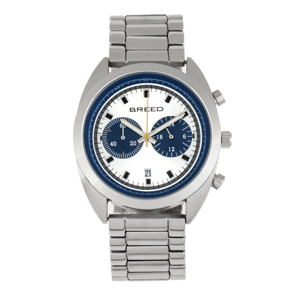 Silver/Blue