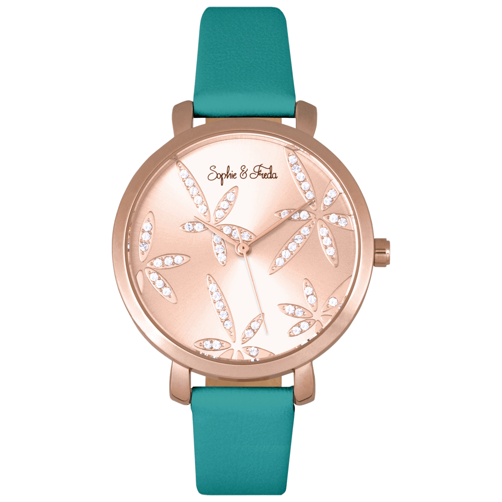 Rose Gold/Teal