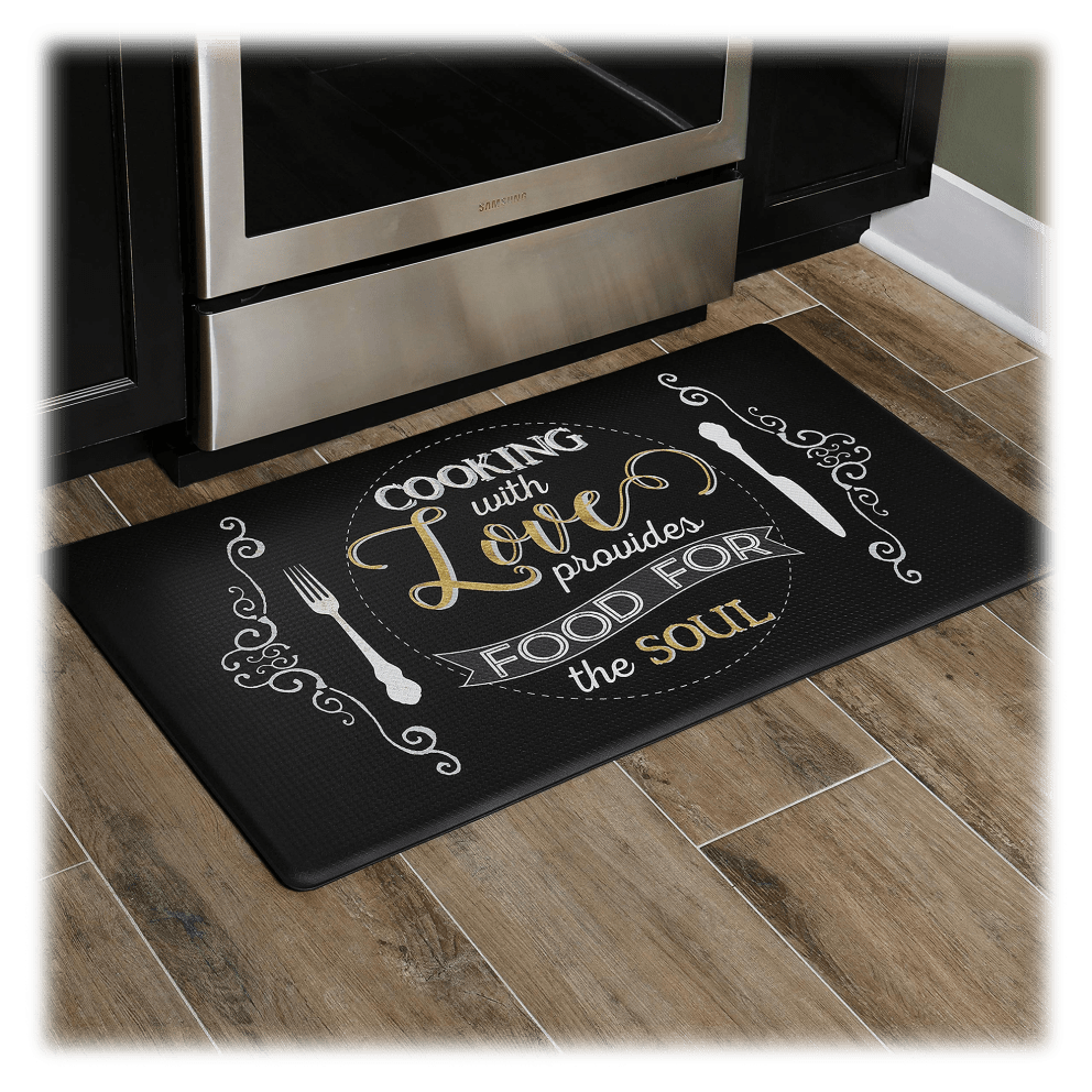 Easy to clean and has a non-skid backing to stay in place