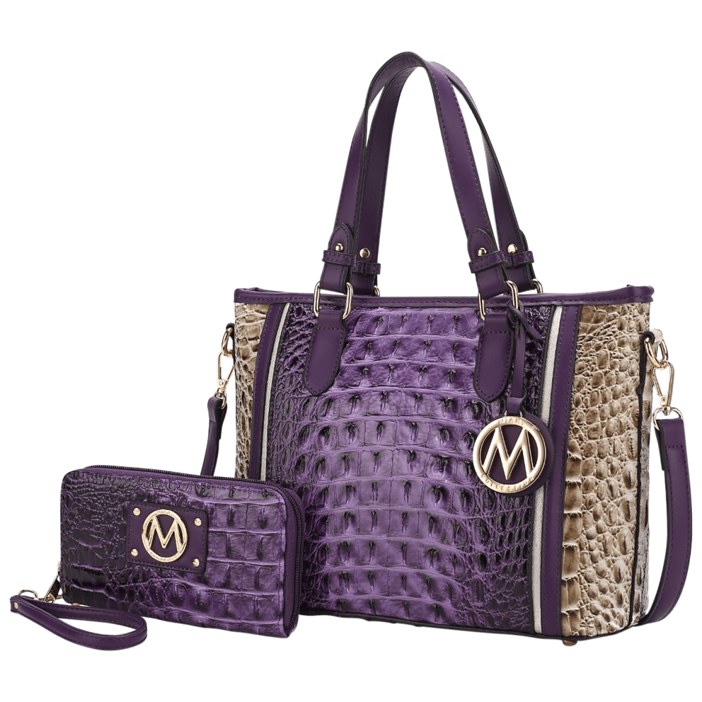 Purple/Tan