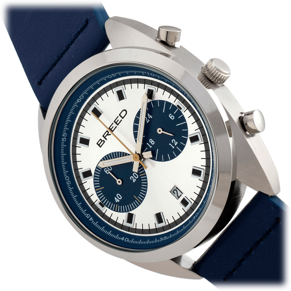 Silver/Blue