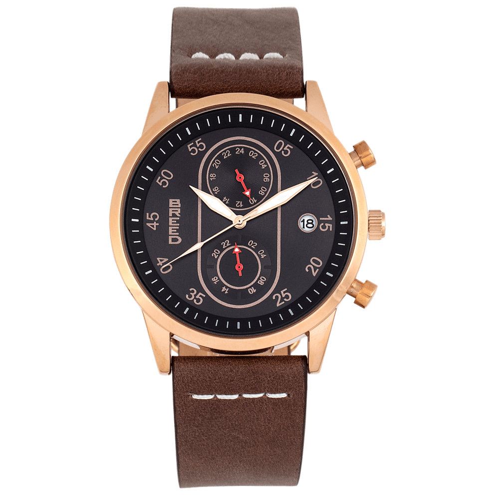 Rose Gold/Dark Brown