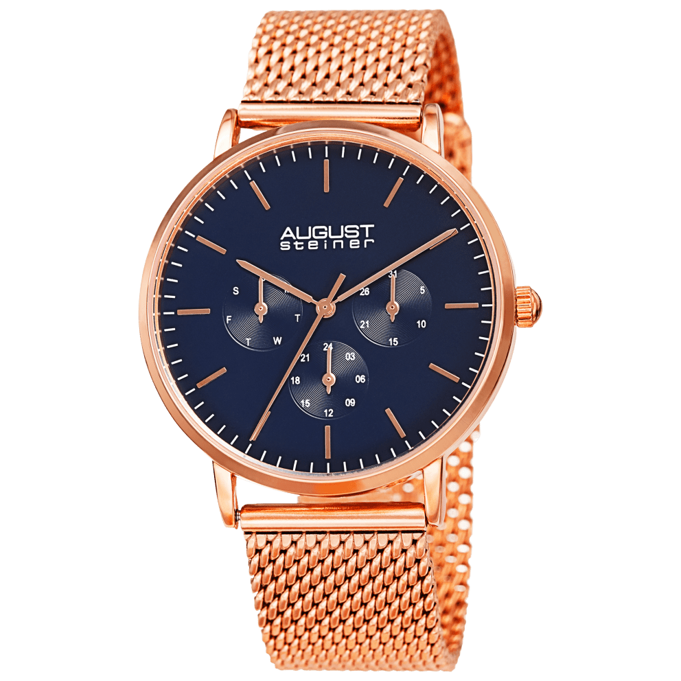 Blue/Rose Gold