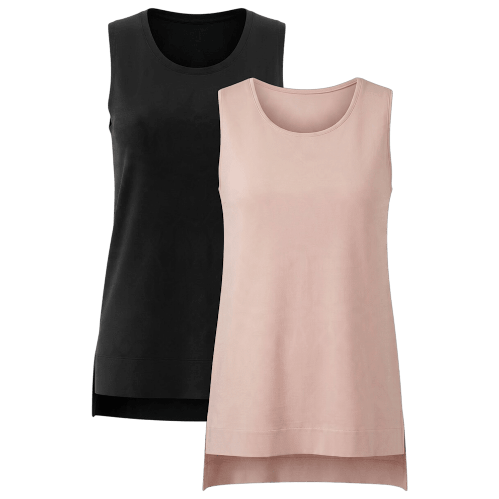 Black + Barely Pink