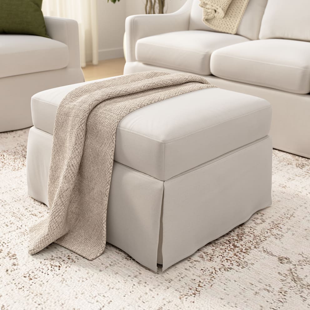 Ivory Basketweave Fabric