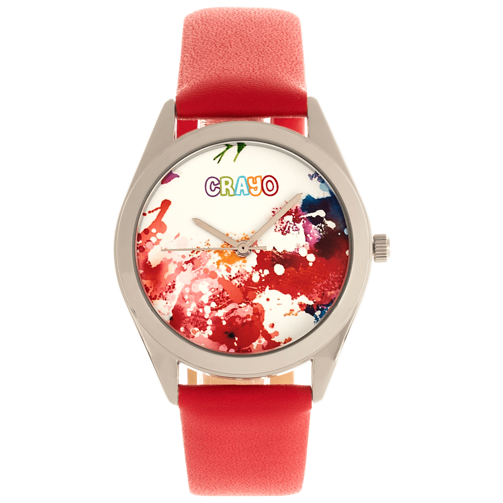 Silver/Red