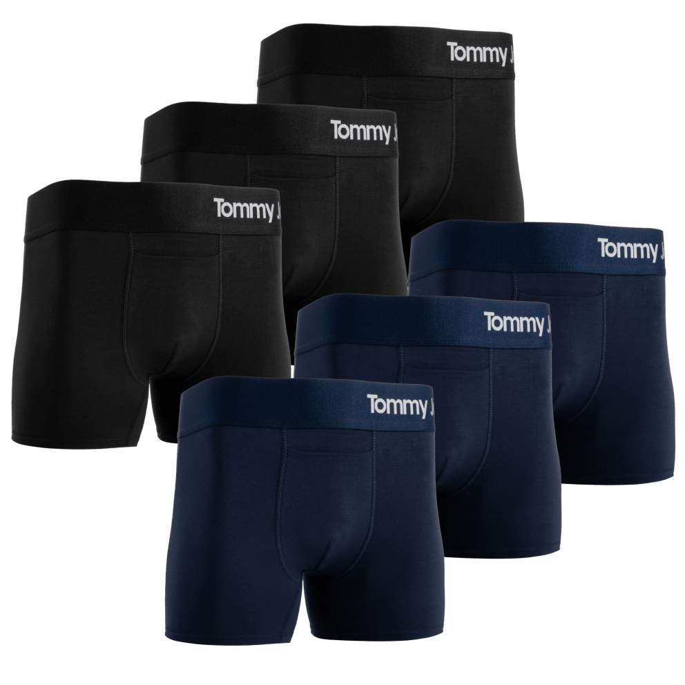 Cool Cotton 4" - Navy / Black