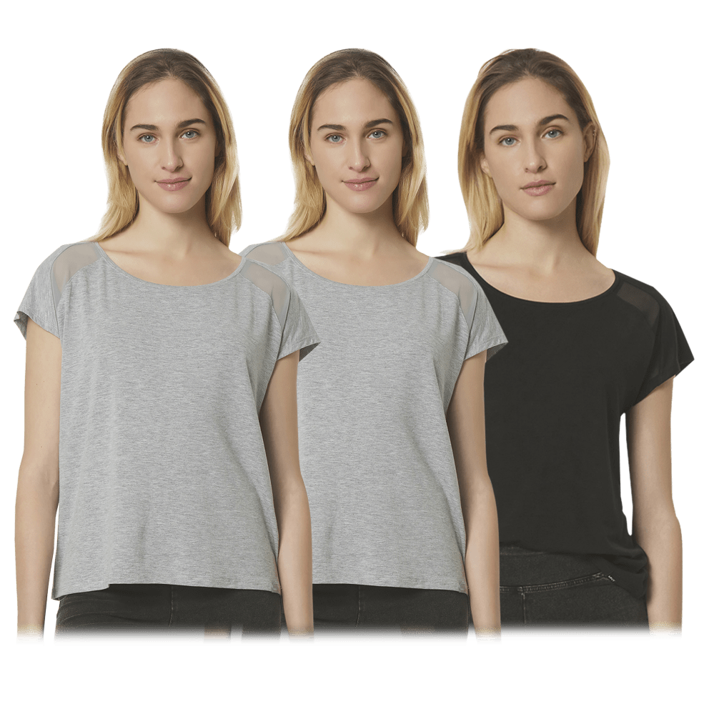 2 Vapor Heather & 1 Black