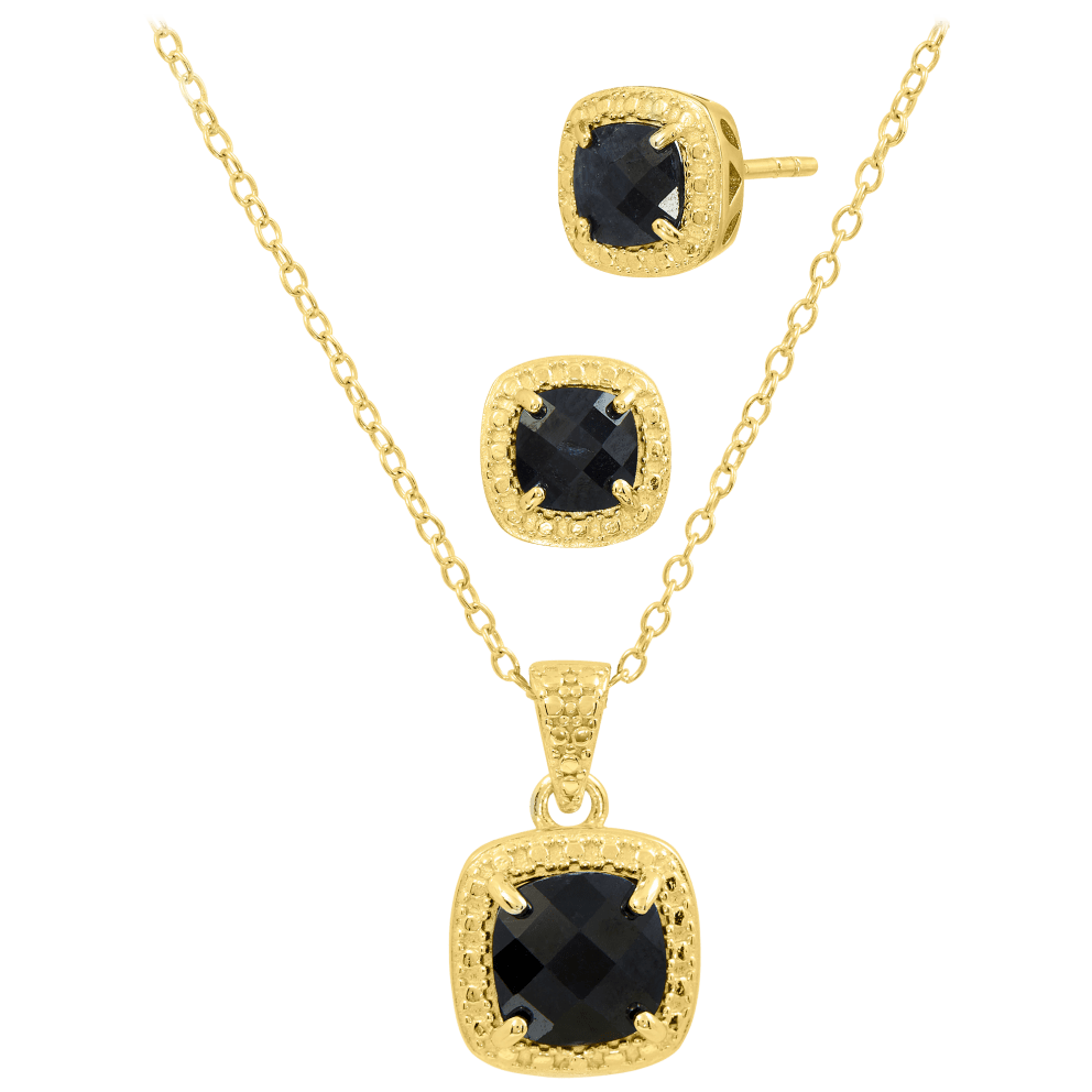 Gold Black Sapphire