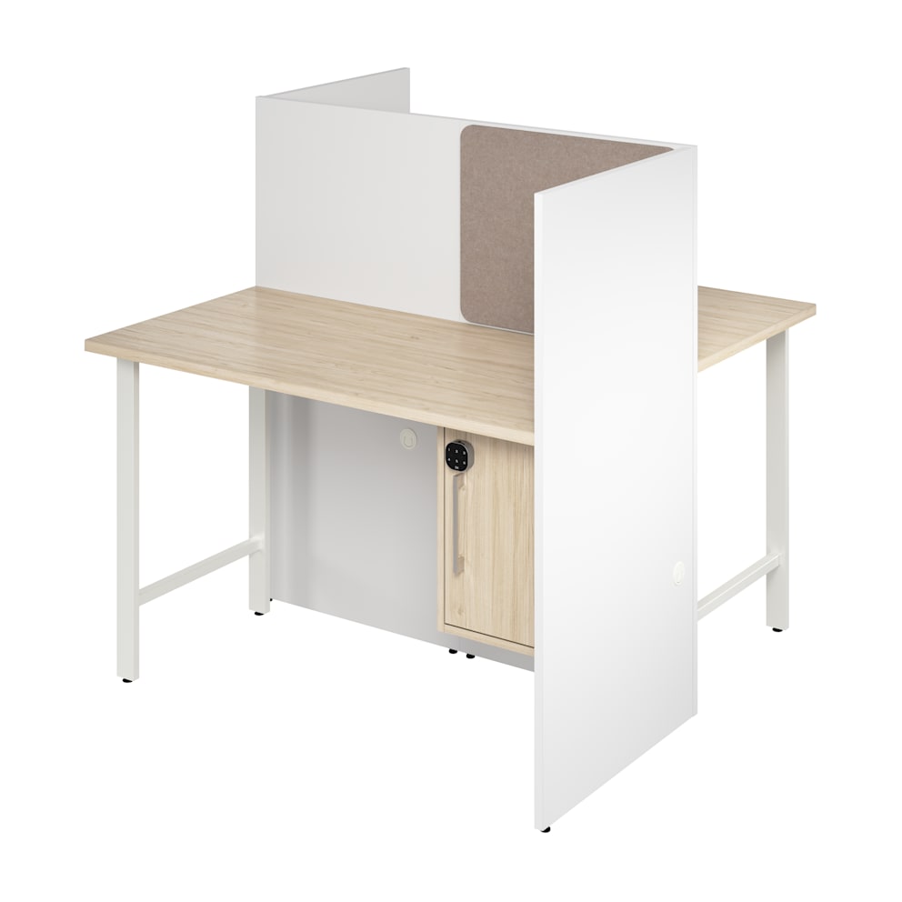 White/Natural Elm